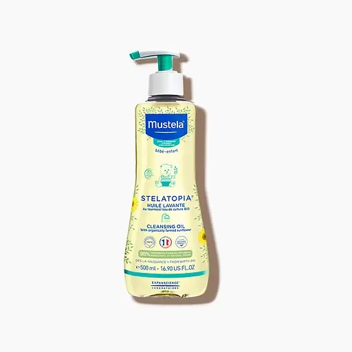 Очищающа олія для ванни Mustela Stelatopia Bath Oil, 500 мл