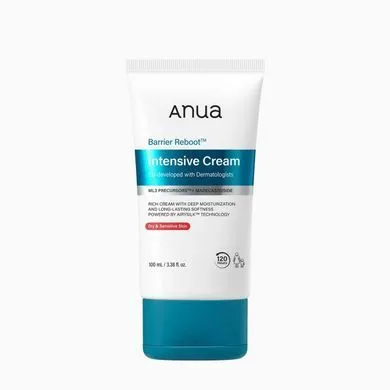 Anua Barrier Reboot Intensive Cream – зволожувальний крем для інтенсивного відновлення захисного бар'єру 100 мл