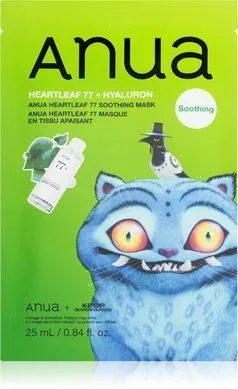 Anua K-Pop Demon Hunters Heartleaf 77% Soothing Mask – маска з хауттюйнією серцевидною
