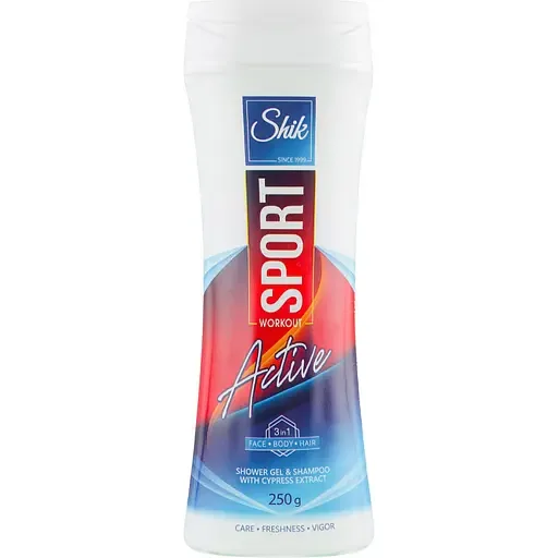Гель-шампунь Shik Sport Workout Active 250 г