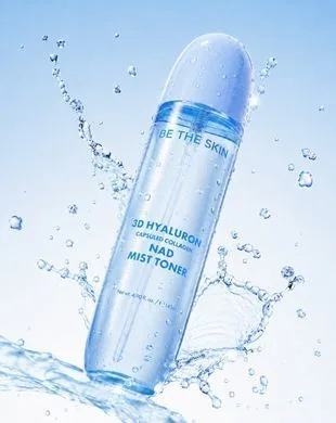 Be The Skin 3D Hyaluron Capsuled Collagen NAD Mist Toner – зволожуючий міст для обличчя з NAD 145 мл
