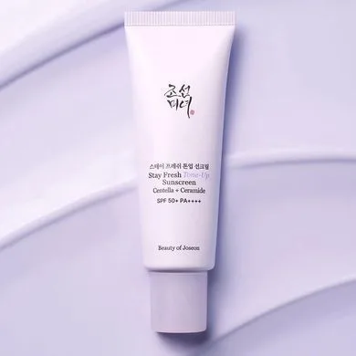 Beauty of Joseon Stay Fresh Tone-Up Sunscreen (Purple) – сонцезахисний крем з фіолетовим пігментом для освітлення SPF 50+ PA++++
