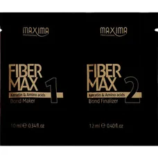Maxima Fiber Max Набор сыворотка + крем 10*12 мл для кератинового відновлення волосся