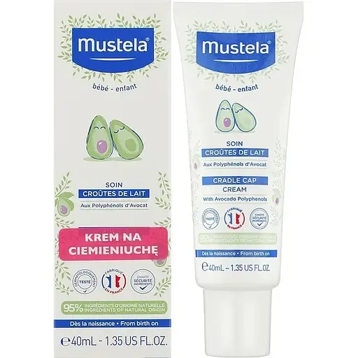 Крем від себорейних кірочок Mustela Bebe Cradle Cap Cream 40 мл