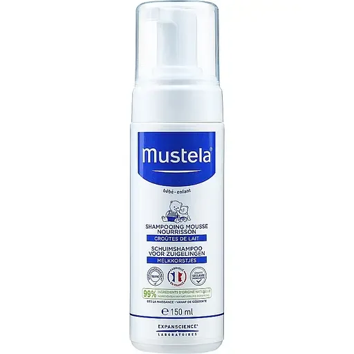 Шампунь для новонароджених Mustela Bebe Foam Shampoo for Newborns 150 мл