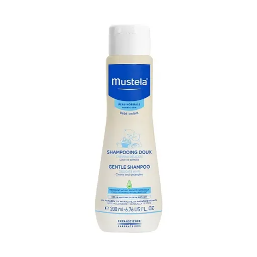 Шампунь для волосся Mustela Gentle Shampoo, пом'якшувальний, 200 мл