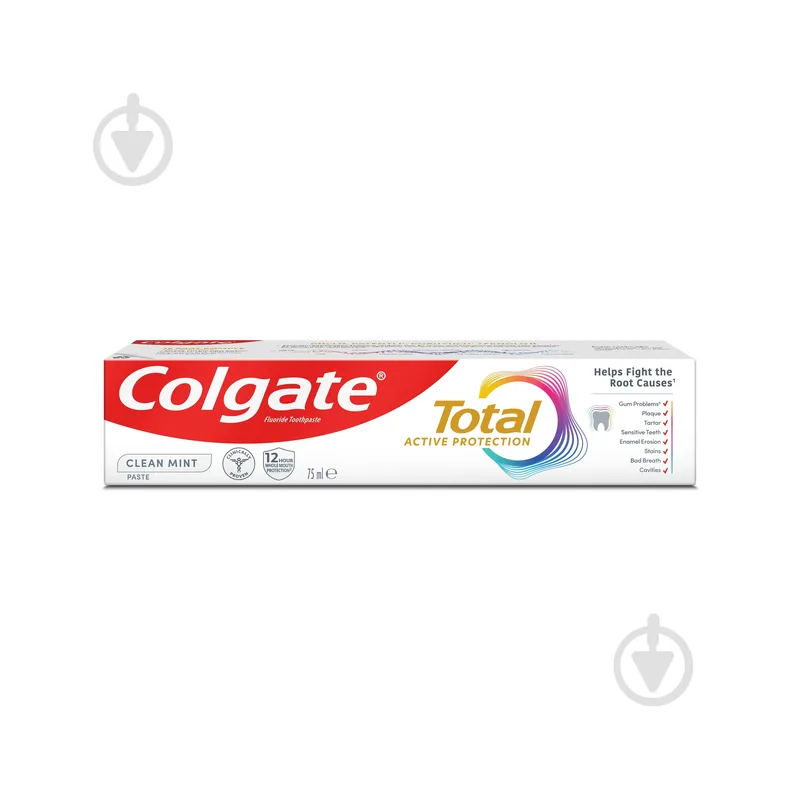 Зубна паста Colgate Total Активний Захист Чиста м’ята 75 мл