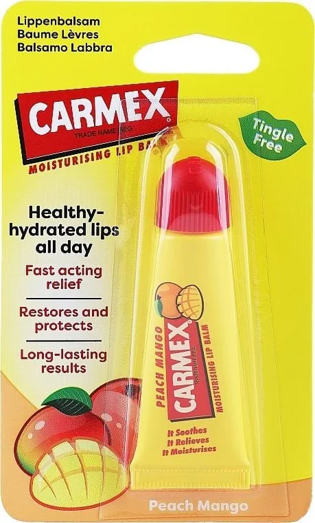Бальзам для губ Carmex Peach & Mango Персик і манго 10 г