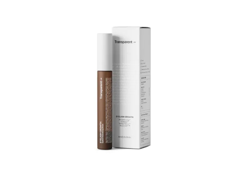 Cироватка для інтенсивного відновлення вій TRANSPARENT-LAB Eyelash Growth 8 мл