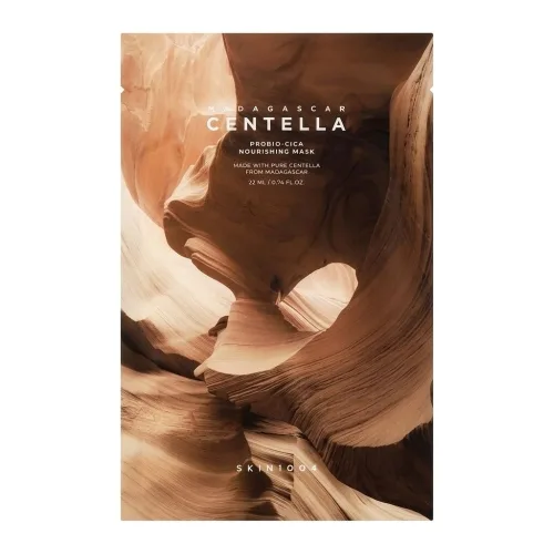 Живильна тканинна маска з центелою та пробіотиками SKIN1004 Madagascar centella probio-cica nourishing mask