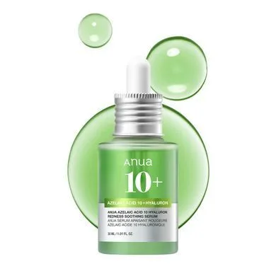 Anua Azelaic Acid 10 Hyaluron Redness Soothing Serum 30ml – сироватка з азелаїновою кислотою 10%