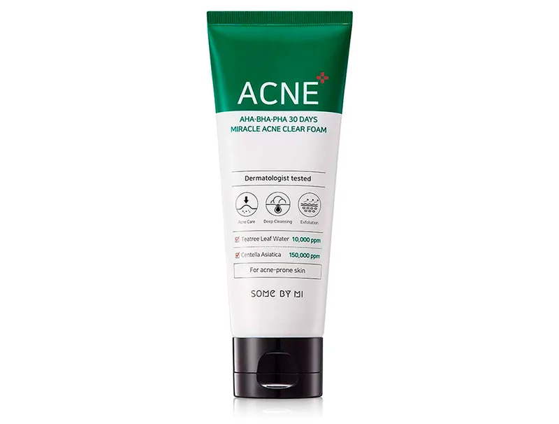 Some By Mi AHA.BHA.PHA 30 Days Miracle Foam — пінка для вмивання (проблемна шкіра)