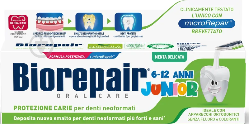 Зубна паста Junior 6-12 років 75 мл Biorepair (407524378)