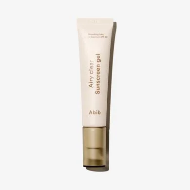 Abib Airy Clear Sunscreen Gel Smoothing Tube – сонцезахисний гель з напівматовим фінішем SPF30