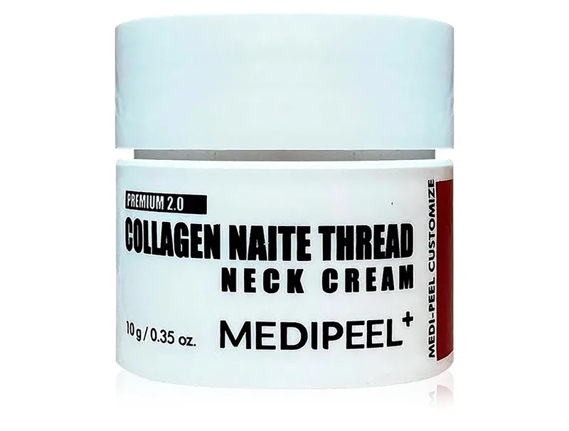 Пептидний крем для шиї та декольте Medi-Peel Premium Collagen Naite Thread Neck Cream 2.0, 10г