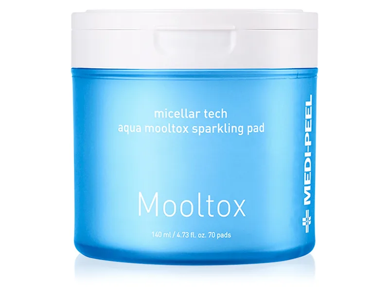 Пілінг-диски для зволоження та очищення шкіри обличчя Medi-Peel Aqua Mooltox Sparkling Pad, 70шт