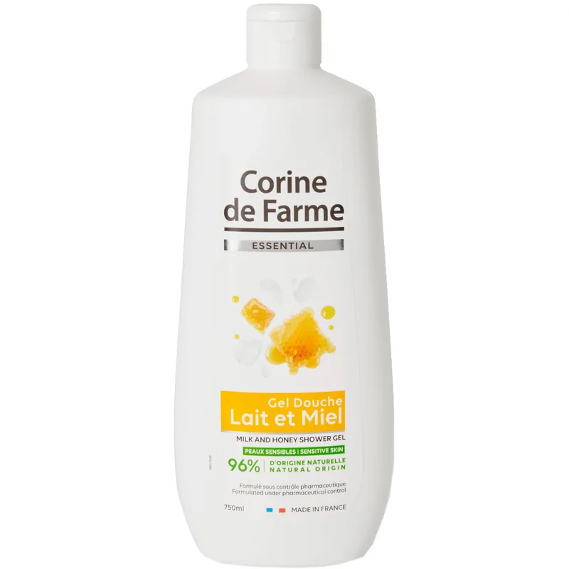 Гель для душу Corine de Farme (Корін Де Фарм) Молоко та мед 750 мл