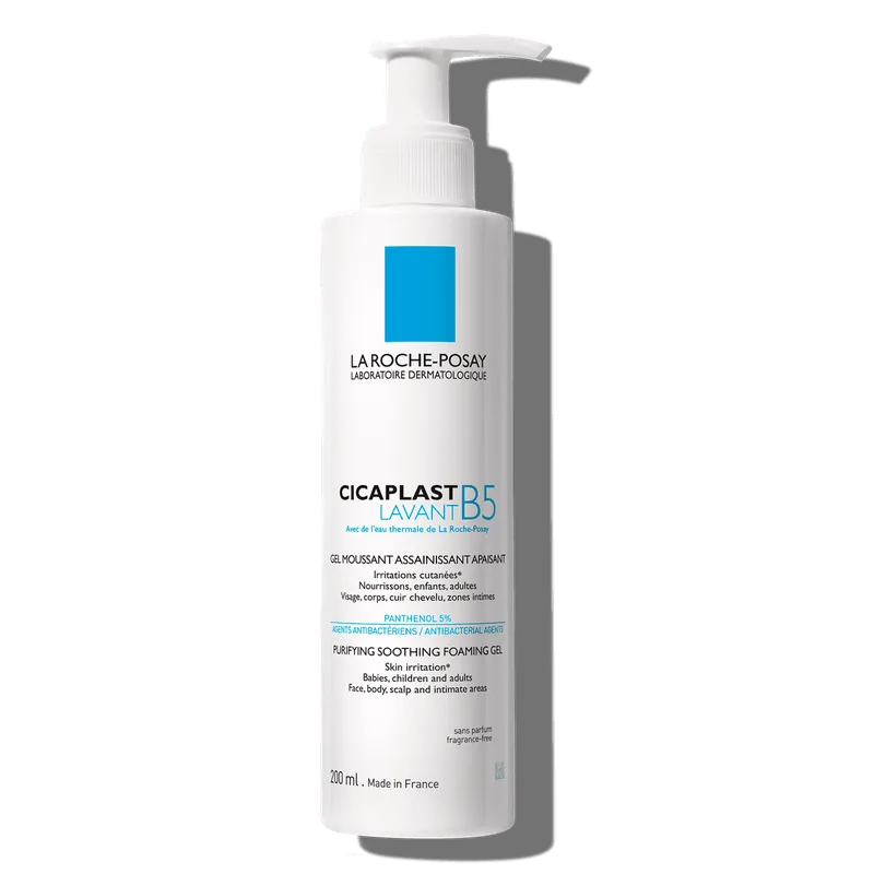 Гель очищуючий La Roche-Posay (Ля Рош-Позе) Cicaplast B5 заспокійливий для шкіри обличчя і тіла немовлят/дітей/дорослих 200 мл