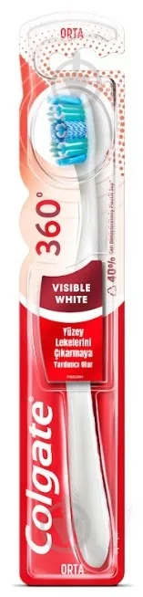 Звичайна Colgate 360 Оптик Уайт середня 1 шт.