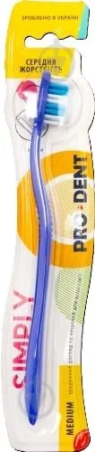 Зубна щітка Prodent Simply середньої жорсткості 1 шт.