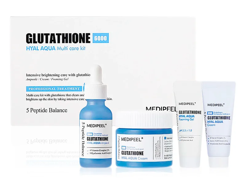 Зволожуючий набір з глутатіоном MEDI-PEEL GLUTATHIONE HYAL AQUA MULTI CARE KIT - 4 предмети