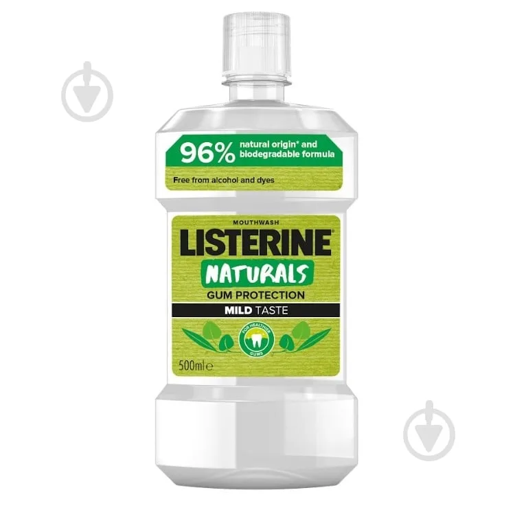 Ополіскувач для ротової порожнини Listerine Naturals з ефірними оліями 500 мл