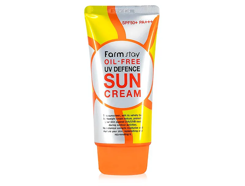Сонцезахисний знежирений крем для обличчя FarmStay Oil-Free UV Defence Sun Cream SPF 50+ PA+++, 70мл