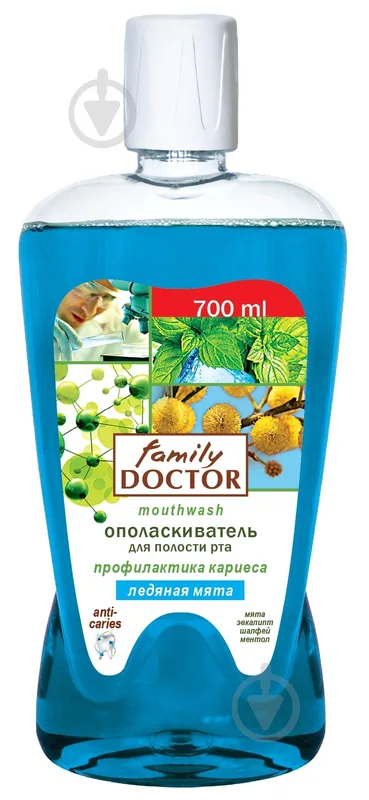 Family doctor ополіскувач д/порожнини рота Крижана м'ята, 700мл