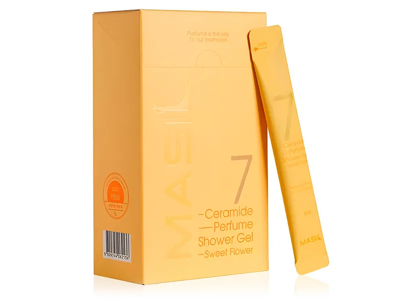 Парфумований гель для душу з церамідами MASIL 7 CERAMIDE PERFUME SHOWER GEL (SWEET FLOWER) - 8 мл * 20 шт