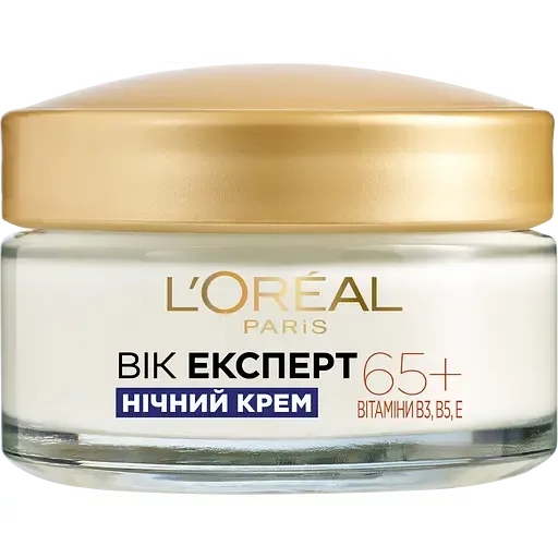 Нічний крем-скульптор проти зморщок L'oreal Paris Вік експерт 65+, 50 мл (A9124700)