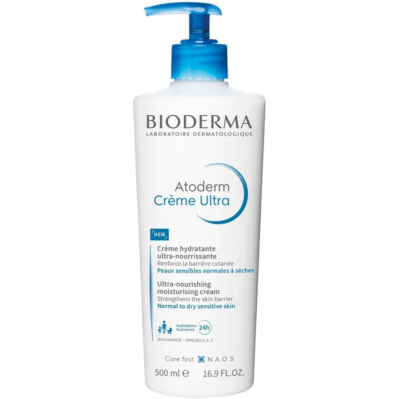Крем для обличчя та тіла Bioderma (Біодерма) Atoderm, 500 мл