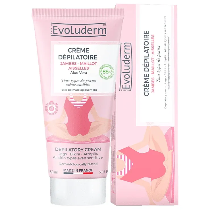 Крем Evoluderm (Еволюдерм) для депіляції ніг, пахв та бікіні 150 мл