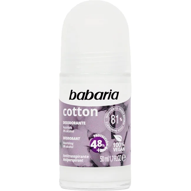 Дезодорант Babaria (Бабарія) Бавовна, роликовий, 50 мл