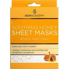 Skin Academy маска тканинна Soothing Honey 2шт