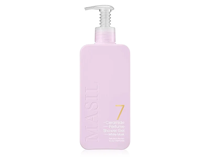 Гель для душу з керамідами з ароматом жасмину та мускусу Masil 7 Ceramide Perfume Shower Gel White Musk