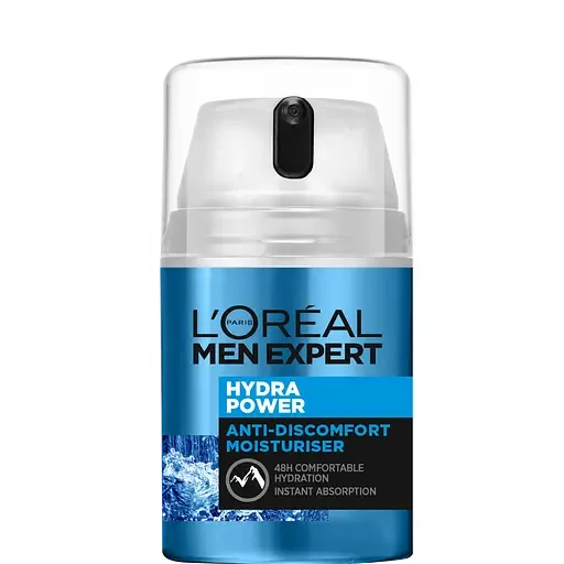 Зволожуючий засіб L'oreal Paris Men Expert Hydra Power з освіжаючим ефектом для обличчя, 50 мл