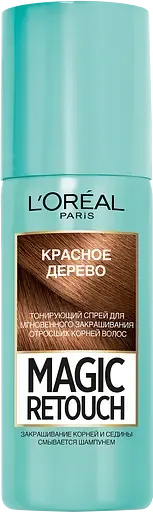 Тонувальний спрей для волосся L'Oreal Paris Magic Retouch, відтінок 06 (червоне дерево), 75 мл