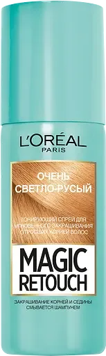 Тонуючий спрей для волосся L'Oreal Paris Magic Retouch, відтінок 09 (дуже світло-русявий), 75 мл