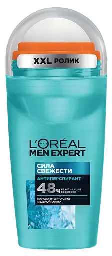 Дезодорант-Антиперспірант L’Oréal Paris Men Expert Сила свіжості для чоловіків, кульковий, 50 мл