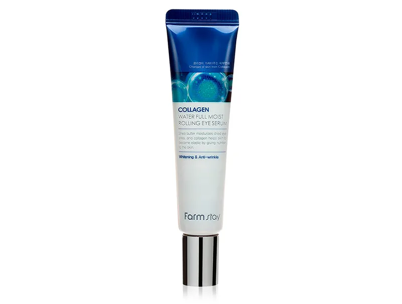Сироватка-ролер з колагеном для шкіри навколо очей FarmStay Collagen Water Full Moist Rolling Eye Serum, 25мл