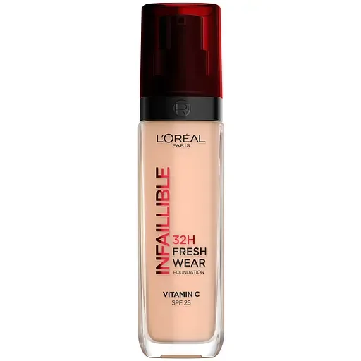 Тональний крем для обличчя L'Oreal Paris Infaillible 32H Fresh Wear Foundation SPF 25 відтінок 145 (Rose Beige) 30 мл