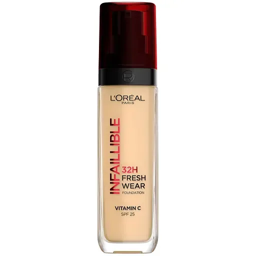 Тональний крем для обличчя L'Oreal Paris Infaillible 32H Fresh Wear Foundation SPF 25 відтінок 130 (True Beige) 30 мл