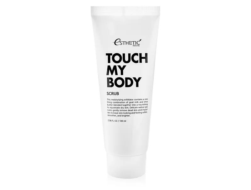 Пом'якшуючий скраб для тіла з козячим молоком Esthetic House Touch My Body Goat Milk Body Scrub
