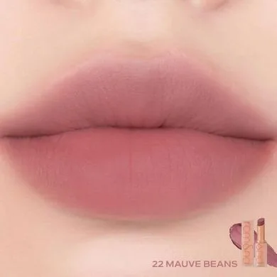 rom&nd Zero Matte Lipstick – матова помада Mauve Beans 22