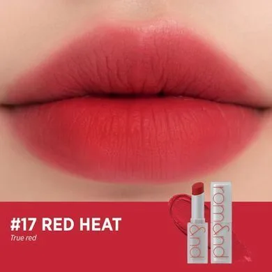 rom&nd Zero Matte Lipstick – матова помада Red Heat 17 (термін придатності до 10.03.2027)