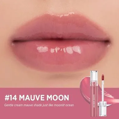 rom&nd Glasting Water Tint – блиск для губ з ефектом тінту 14 Mauve Moon