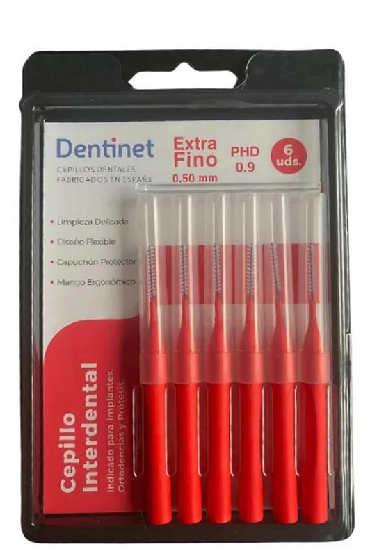 Набір міжзубних йоржів Dentinet Nano 0,50 мм/d 0,9 мм 6 шт