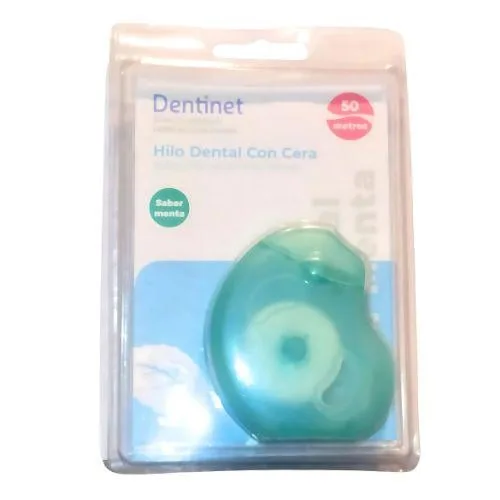 Нитка для зубів Dentinet із м'ятним смаком 50 м