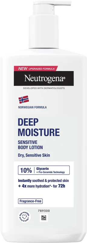 Лосьйон для тіла Neutrogena глибоке зволоження для чутливої ​​шкіри 400 мл