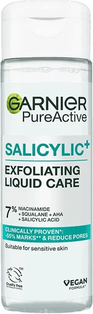 Есенція-пілінг для обличчя Garnier Pure Active для зменшення недосконалостей шкіри з саліциловою кислотою 120 мл